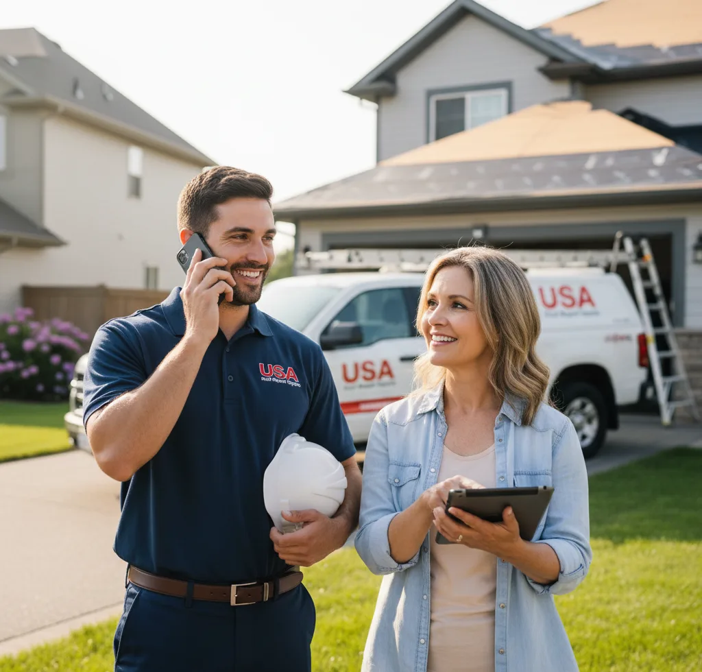 USA Roof Repair Experts customer support in Maineville